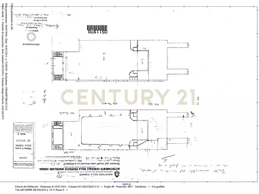 Immagine 22 di Palazzo in vendita  in VIA DE FELICE 19 a Catania