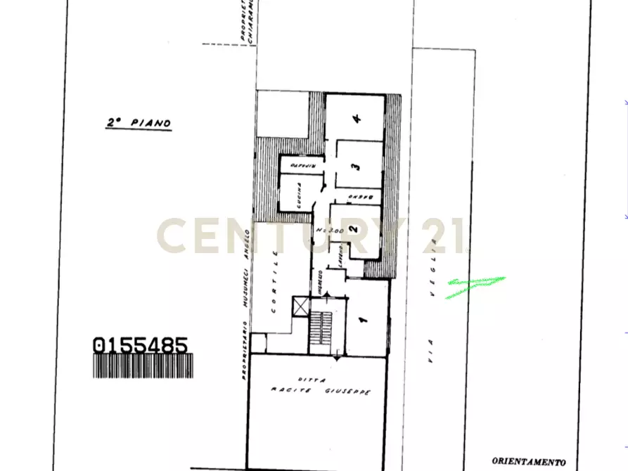 Immagine 55 di Quadrilocale in vendita  in Via Veglia 1 a Catania
