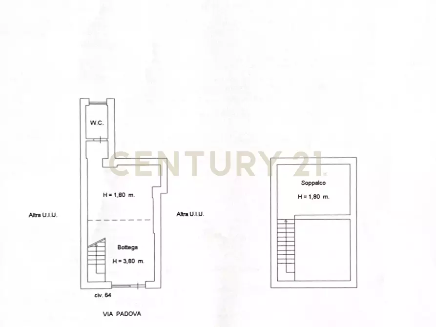 Immagine 22 di Locale commerciale in vendita  in Via Padova 64 a Catania