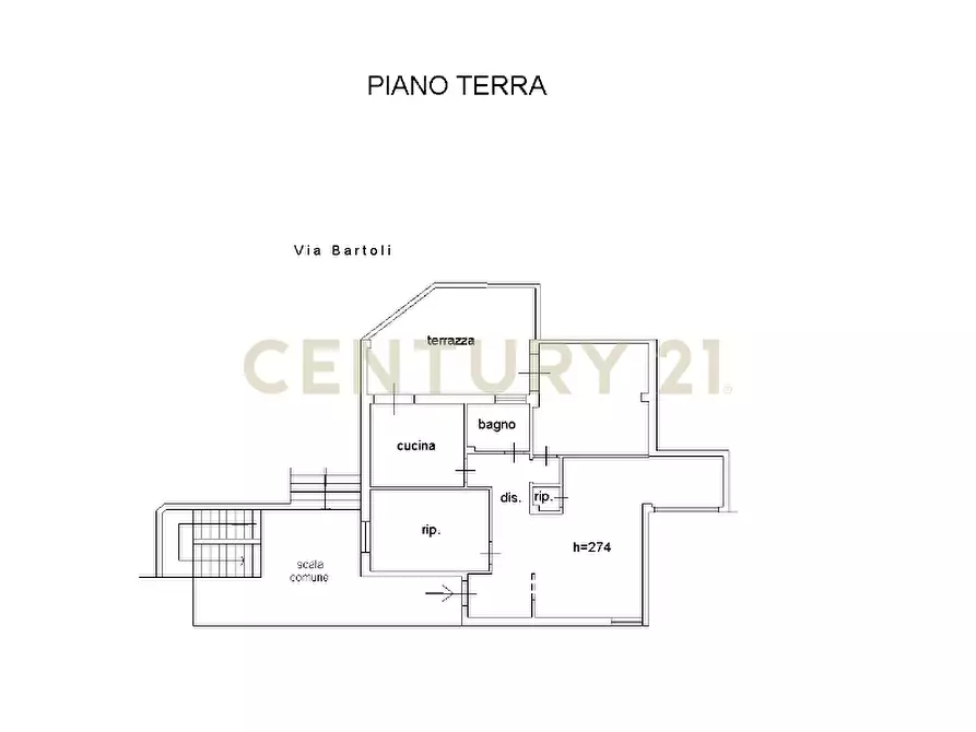 Immagine 25 di Quadrilocale in vendita  in Via Bartoli 5 a Follonica