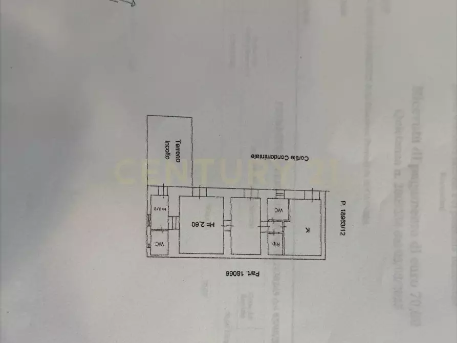 Immagine 2 di Bilocale in vendita  in Via Pietro Toselli 51 a Catania