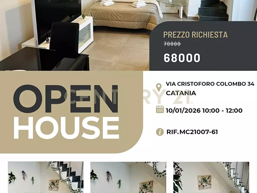 Immagine 1 di Loft/Open space in vendita  in Via Cristoforo Colombo 34 a Catania