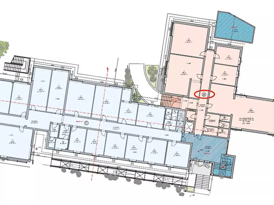 Immagine 5 di Ufficio in vendita  a Parma