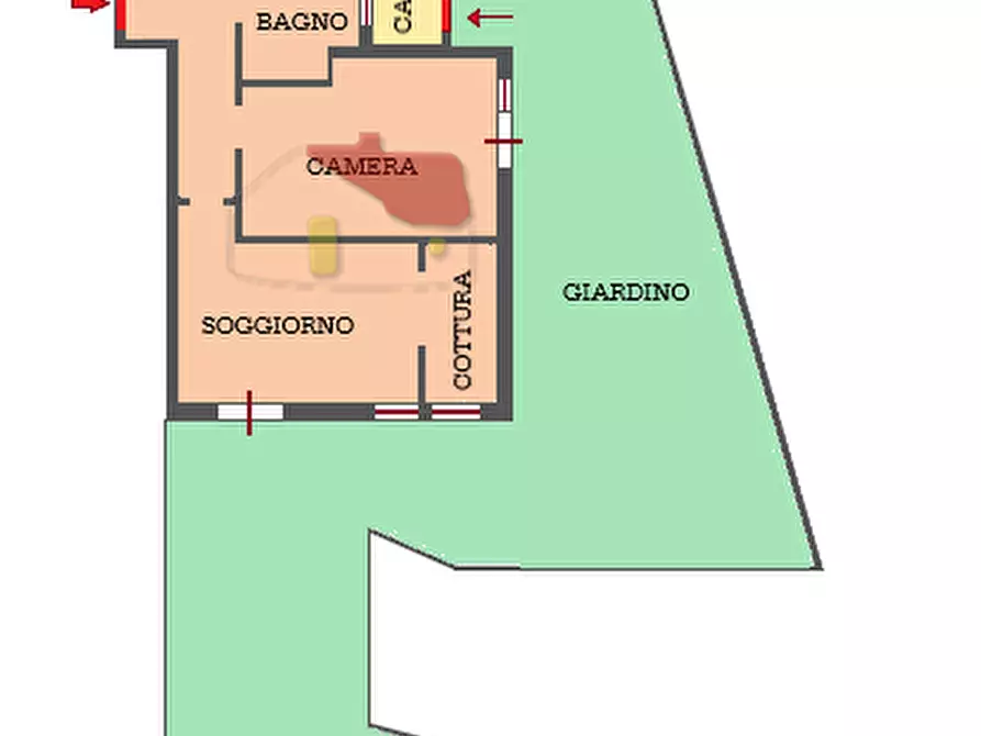 Immagine 19 di Bilocale in vendita  in VIA VALLARINO 92 a San Remo