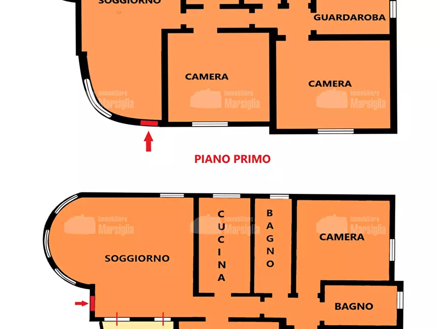 Immagine 10 di Casa bifamiliare in vendita  in VIA DE AMICIS 20 a San Remo