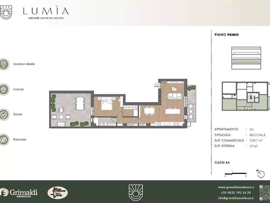 Immagine 22 di Bilocale in vendita  in Via SS. Giacomo e Filippo 8 a Lecce