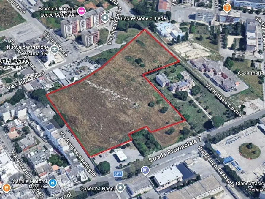 Immagine 1 di Terreno edificabile in vendita  in Via Monteroni 37 c a Lecce