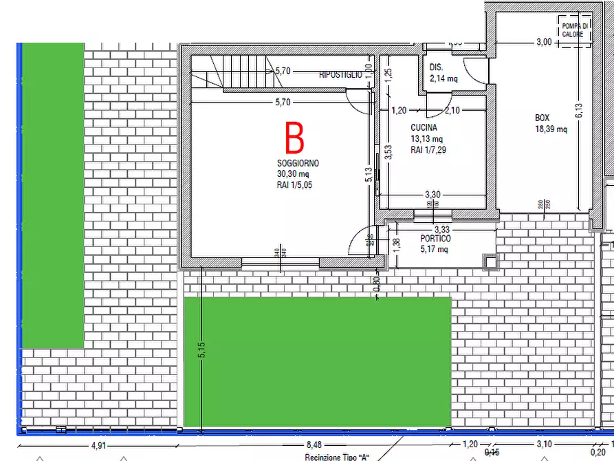 Immagine 14 di Casa trifamiliare in vendita  a Brescia