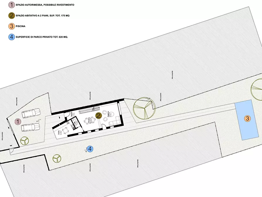Immagine 4 di Porzione di casa in vendita  a Villadose