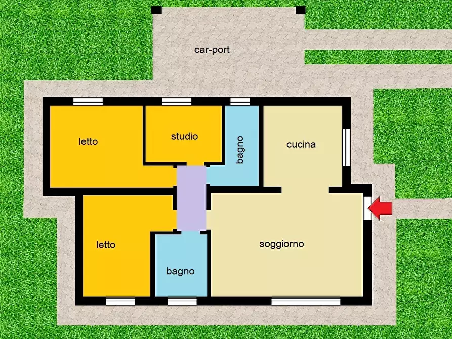 Immagine 2 di Terreno industriale in vendita  a Rovigo