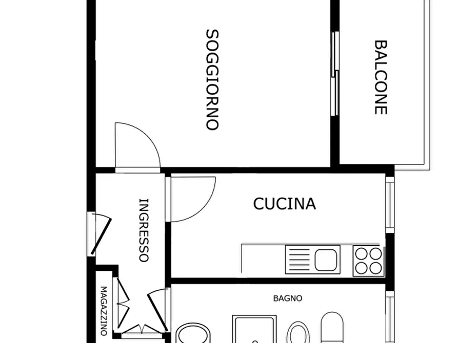 Immagine 63 di Bilocale in vendita  in Via Carlo conti 36 a San Bartolomeo Al Mare