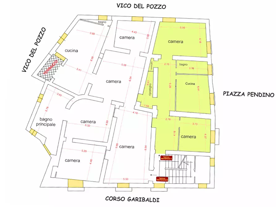 Immagine 9 di Pentalocale in vendita  in Piazza del PENDINO 1 a Eboli