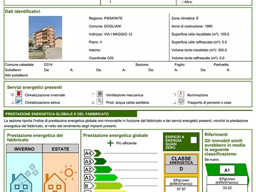 Immagine 16 di Quadrilocale in vendita  in Via 1° Maggio 12 a Dogliani