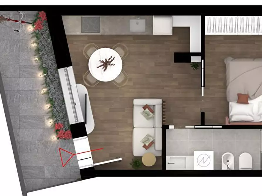 Immagine 1 di Bilocale in vendita  a San Benedetto Del Tronto