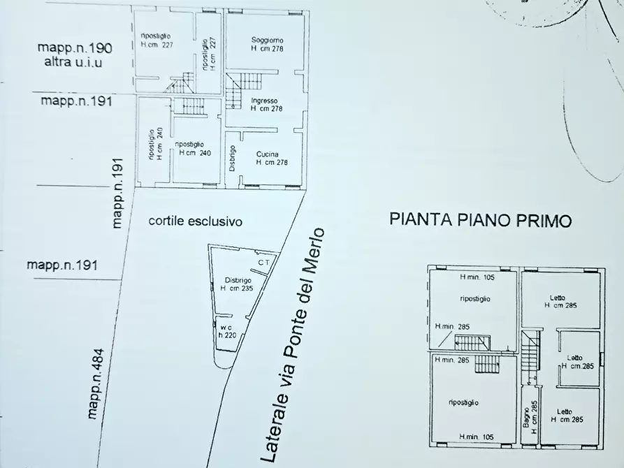 Immagine 12 di Porzione di casa in vendita  in Via Ponte del Merlo 95 a Rovigo