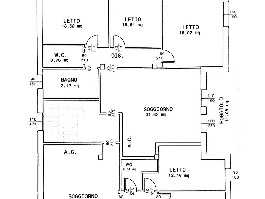 Immagine 6 di Trilocale in vendita  in Via Amerigo Vespucci 3 a Rovigo