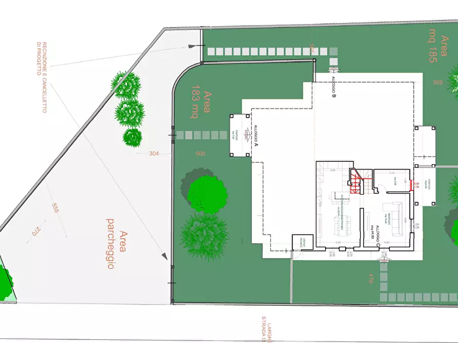 Immagine 18 di Casa trifamiliare in vendita  in Via Bologna 17 a Castelnuovo Magra