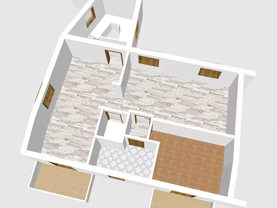 Immagine 3 di Porzione di casa in vendita  in Piazza Bastione 73 a Massa