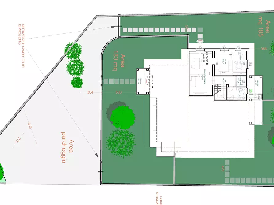 Immagine 8 di Casa trifamiliare in vendita  in Via Bologna 17 a Castelnuovo Magra