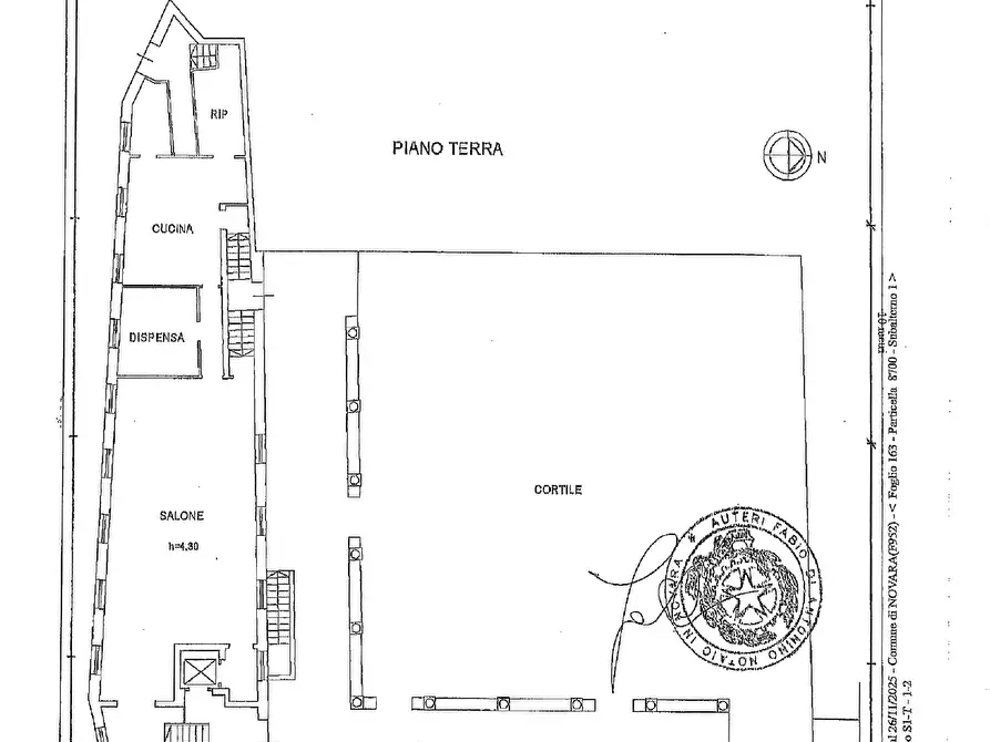 Immagine 45 di Palazzo in vendita  in Via San Gaudenzio 11 a Novara