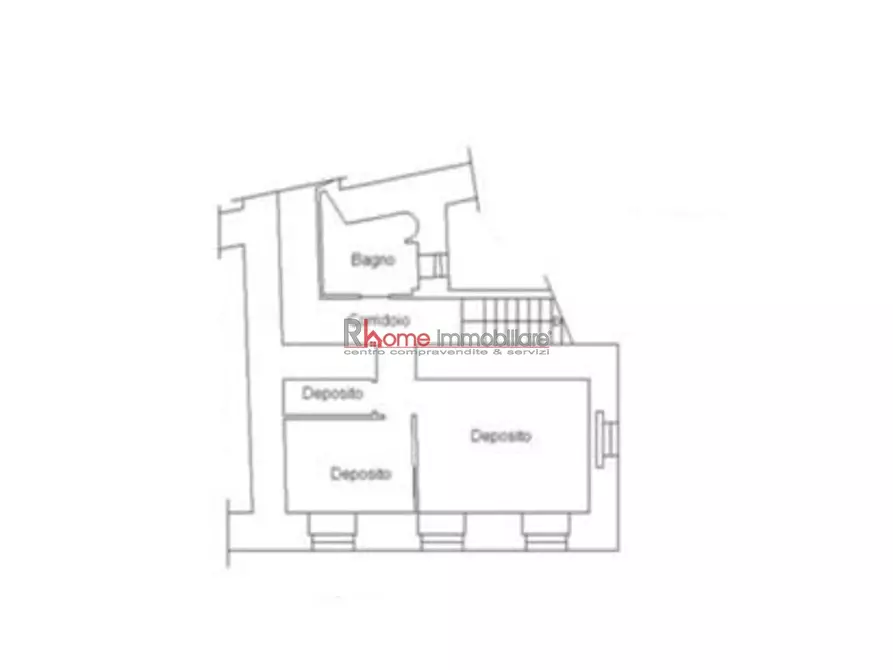 Immagine 3 di Bilocale in vendita  a Roma