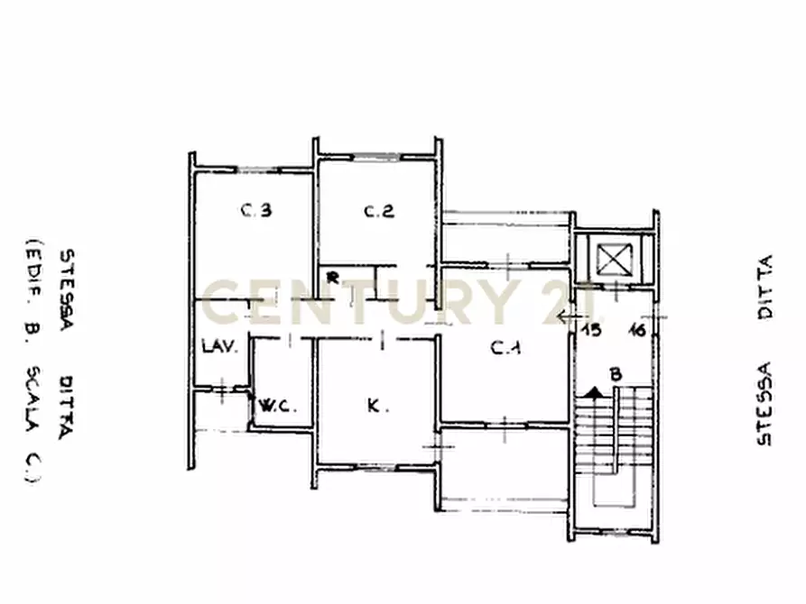 Immagine 50 di Trilocale in vendita  in VIALE CASTAGNOLA 17 a Catania