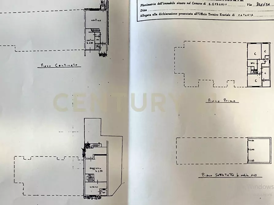 Immagine 74 di Villetta a schiera in vendita  in Via Brenta 21 a San Gregorio Di Catania