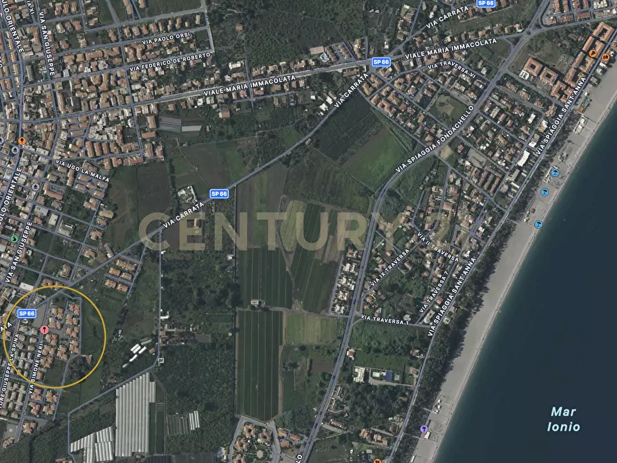 Immagine 48 di Porzione di casa in vendita  in Via Simone Neri 7 a Mascali