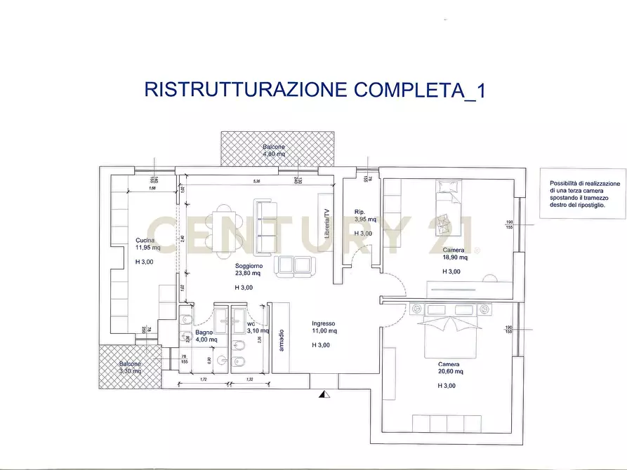 Immagine 44 di Trilocale in vendita  a Grosseto