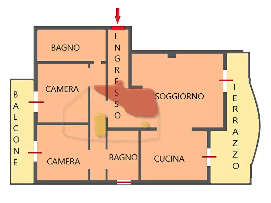 Immagine 34 di Trilocale in vendita  in Strada San Lorenzo 30 a San Remo