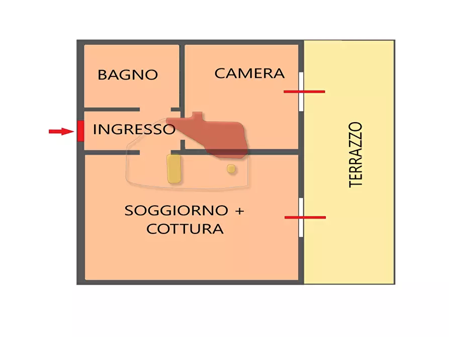 Immagine 17 di Bilocale in vendita  in Via Franco Alfano 35 a San Remo