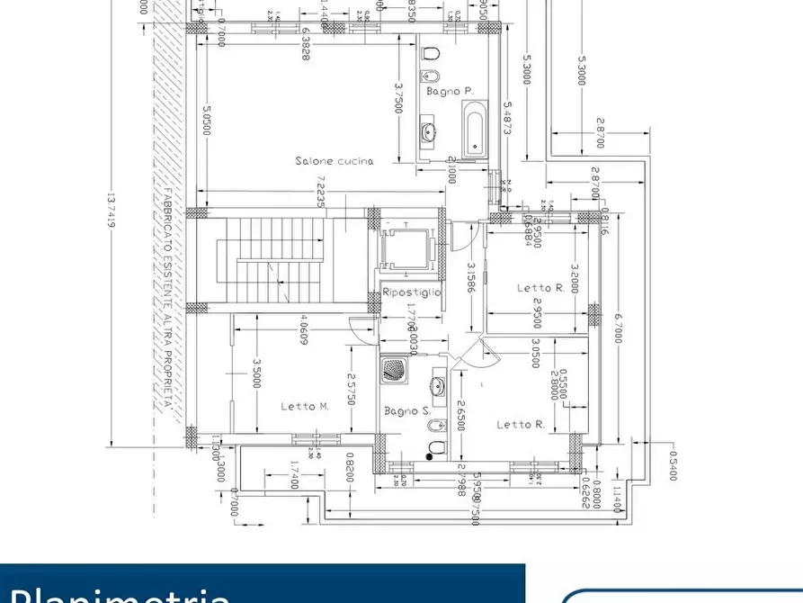 Immagine 6 di Quadrilocale in vendita  a Giugliano In Campania