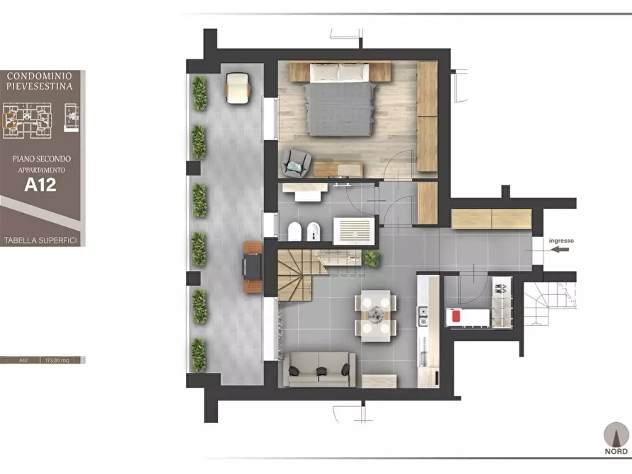 Immagine 21 di Appartamento in vendita  in via Diegaro-Pievesestina a Cesena