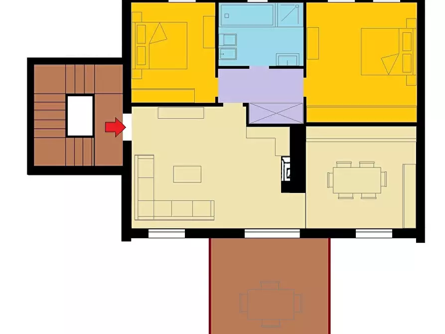 Immagine 17 di Attico in vendita  a Occhiobello