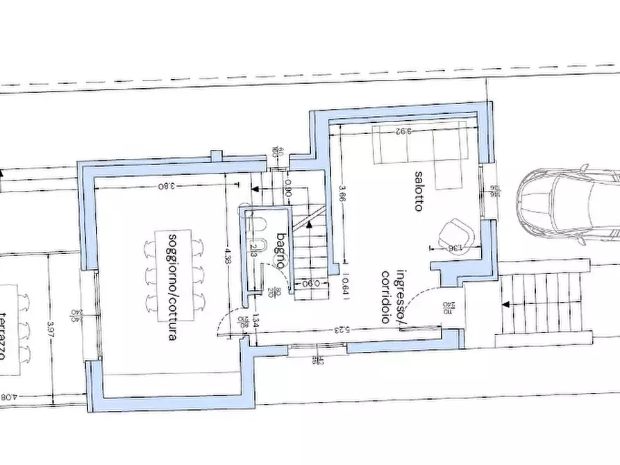 Immagine 5 di Porzione di casa in vendita  in Viale Trieste 52 a Rovigo