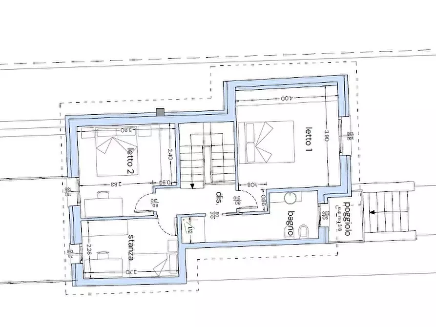 Immagine 19 di Porzione di casa in vendita  in Viale Trieste 52 a Rovigo