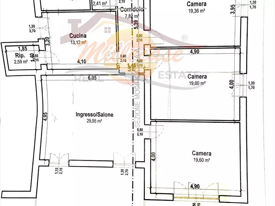 Immagine 22 di Appartamento in vendita  in VIA TUCHIA a Siracusa