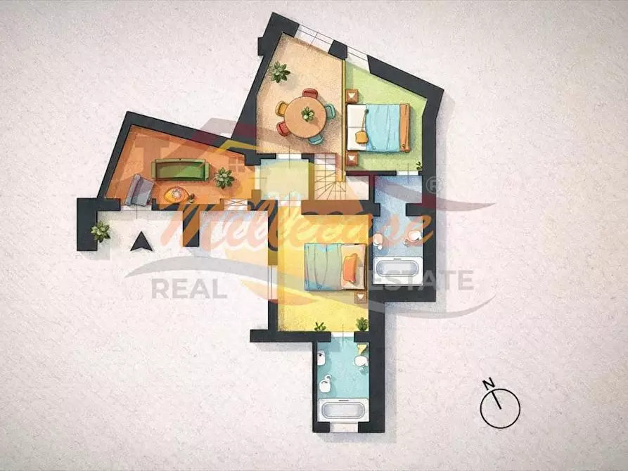 Immagine 9 di Trilocale in vendita  in PRESSI CORSO MATTEOTTI a Siracusa