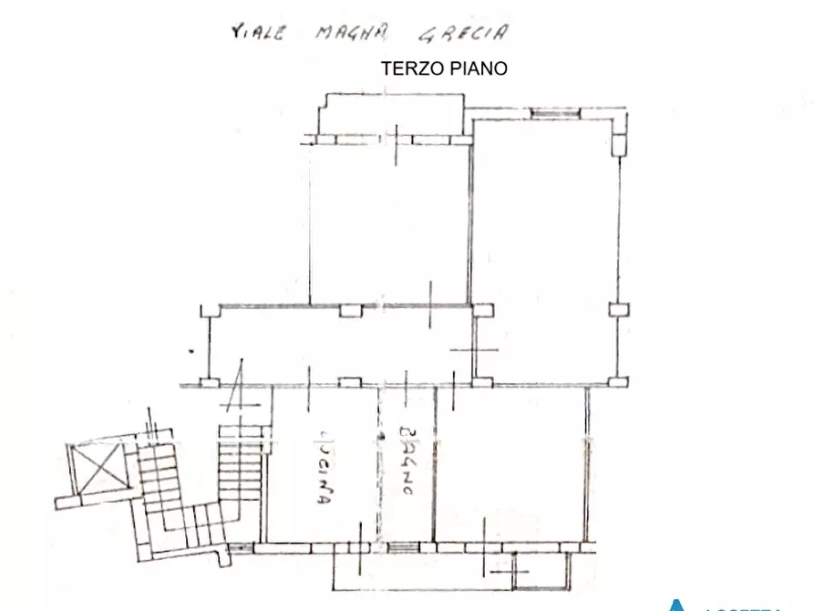 Immagine 28 di Trilocale in vendita  in Viale Magna Grecia 104 a Taranto