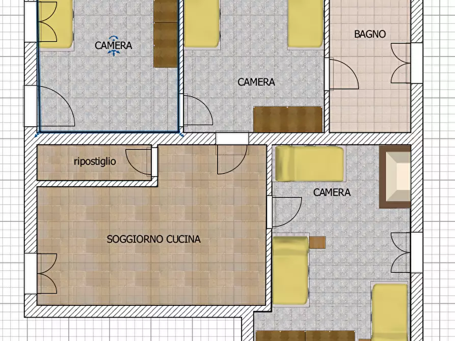 Immagine 3 di Porzione di casa in affitto  in Via Madonnina 55 a Ortonovo