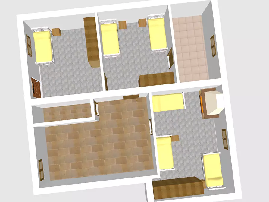 Immagine 2 di Porzione di casa in affitto  in Via Madonnina 55 a Ortonovo