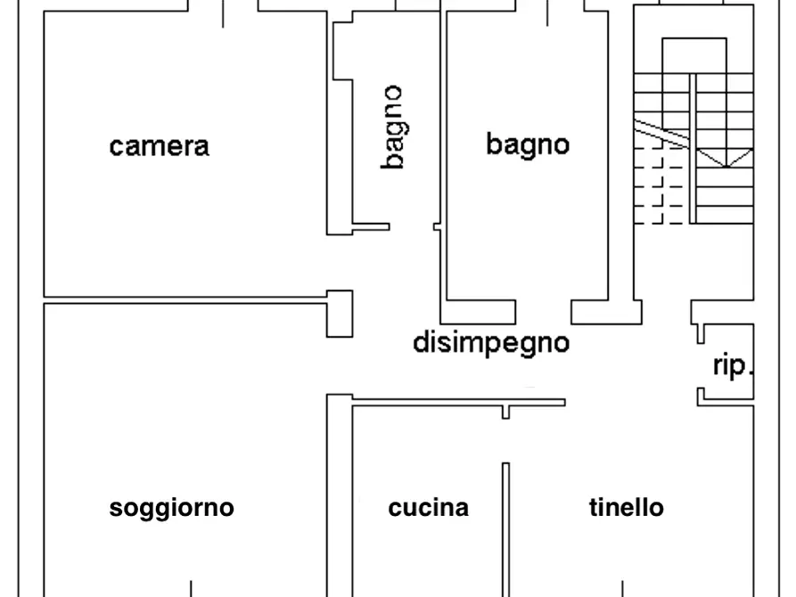 Immagine 8 di Bilocale in affitto  in Corso Vercelli 5 a Novara
