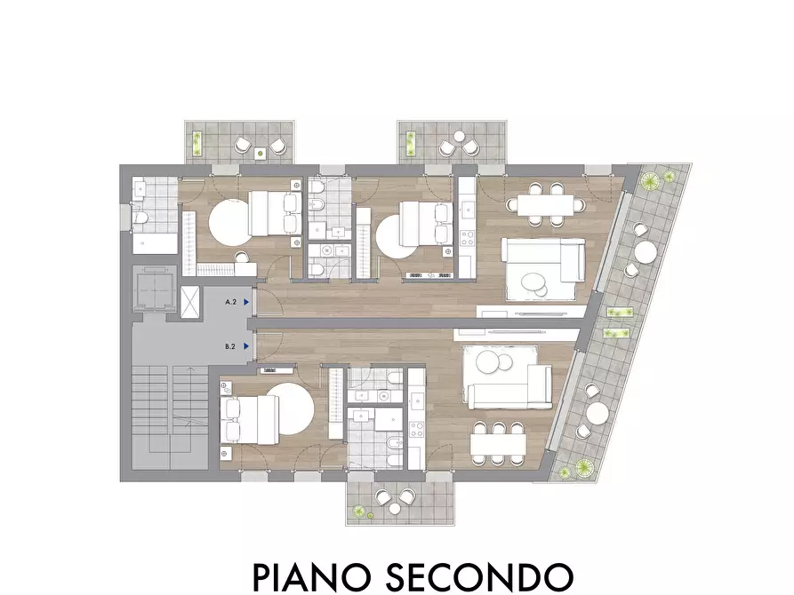 Immagine 18 di Trilocale in vendita  in Via Vesco 39 a San Remo