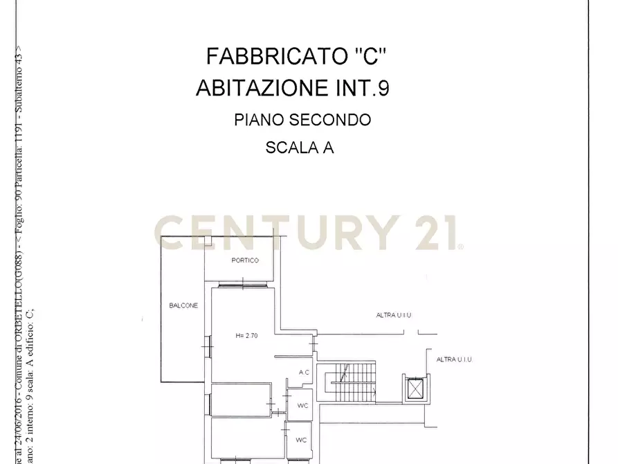 Immagine 38 di Trilocale in vendita  in Via Giovanni Falcone a Orbetello
