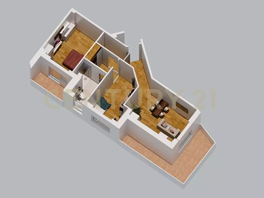 Immagine 1 di Trilocale in vendita  in Via Carlo Dossi 80 a Roma