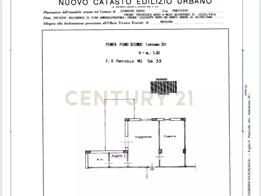 Immagine 25 di Appartamento in vendita  in Via Porticato 2 a Giardini-Naxos