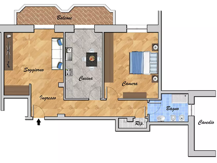 Immagine 29 di Bilocale in vendita  in VIA GINO CAPPONI 11 a Genova