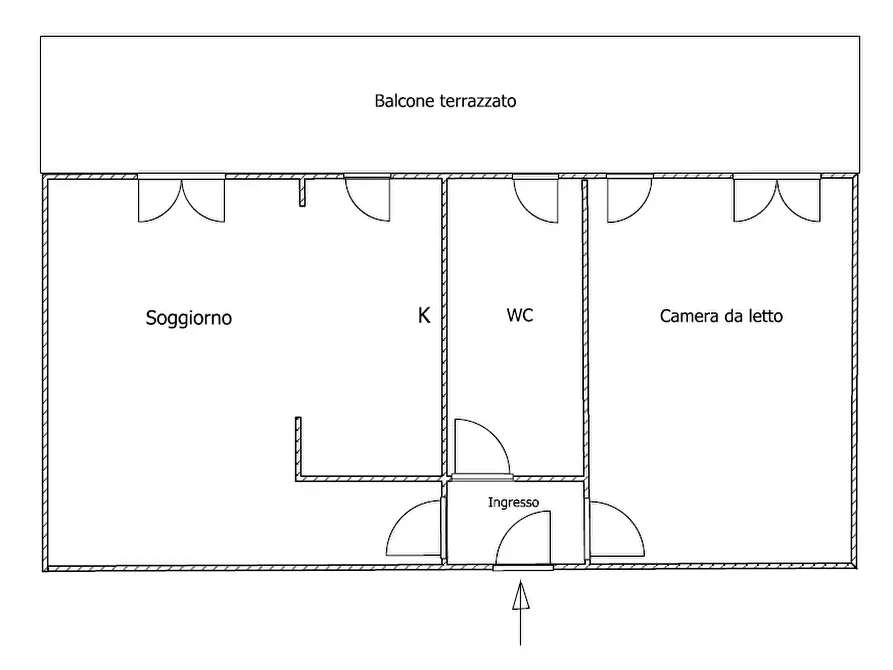 Immagine 37 di Bilocale in affitto  in Via Noto 10A a Milano