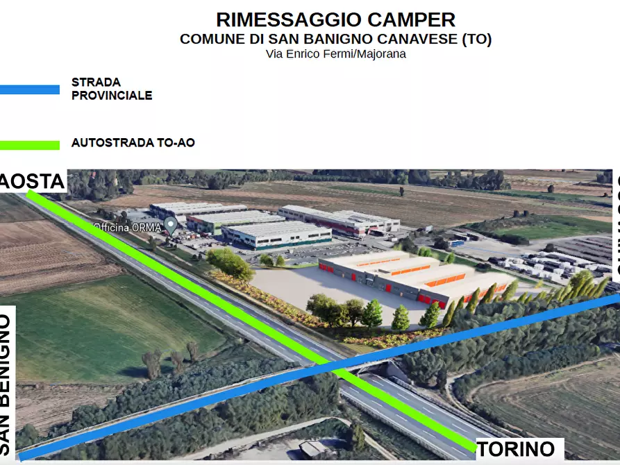 Immagine 6 di Garage in affitto  in VIA MAIORANA 4 a San Benigno Canavese