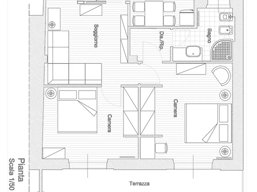 Immagine 16 di Trilocale in vendita  a Sarzana